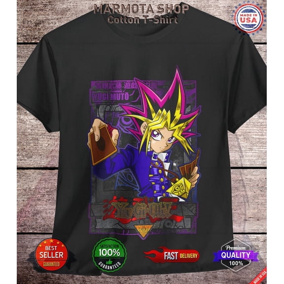 Reprint Rare Pharaoh T-Shirt Atem Yami Anime Soft Tee Shirt Muto 90s Unisex All Sizes Duel