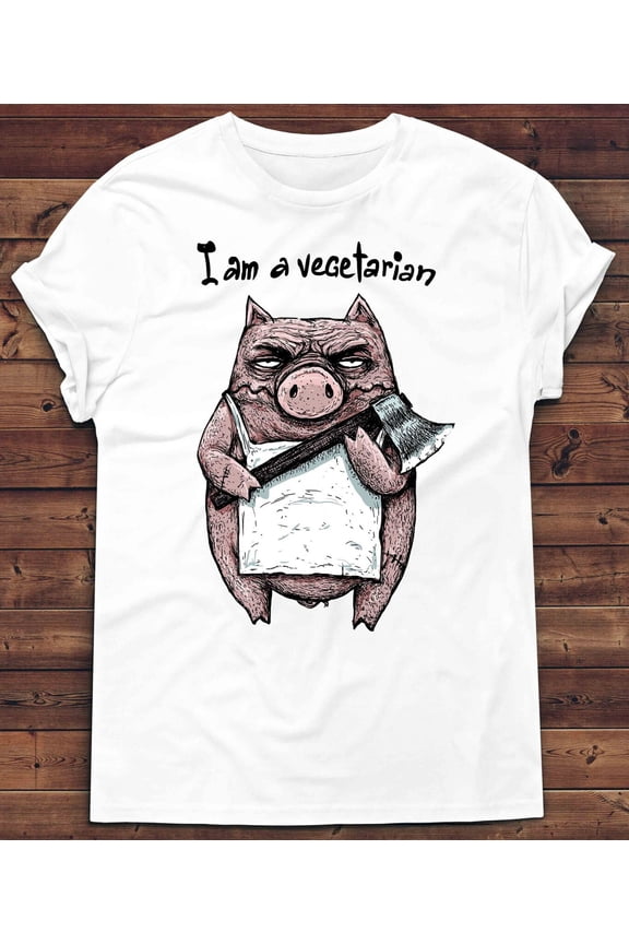 Reprint Rare Pig Man Mens T shirt Rockabilly Punk Gothic Style