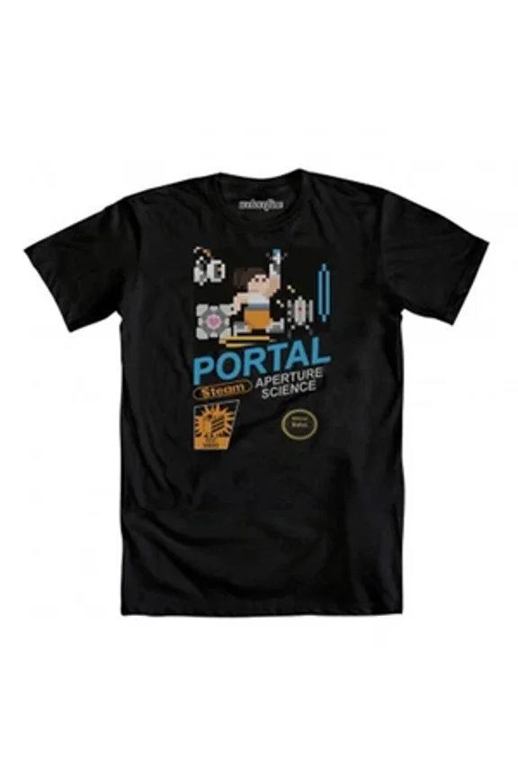 Reprint Rare Portal 2 8 Bit T-shirt Anime Licensed NEW