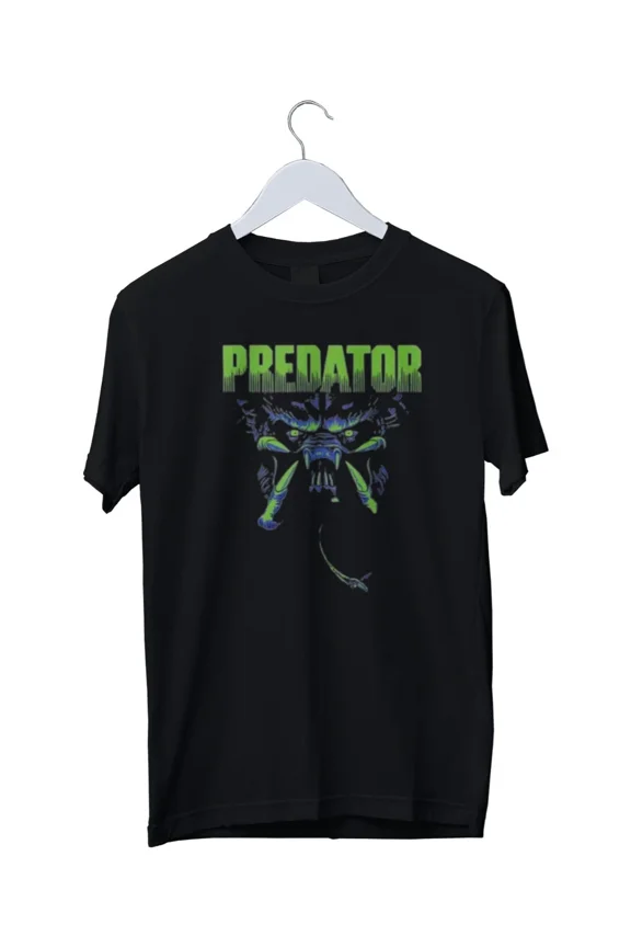 Reprint Rare Predator Pattern DTG Graphic Print Mens Unisex T-Shirt S M L XL 2 3 4 XL