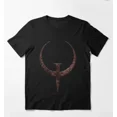 thumbnail image 1 of Reprint Rare QUAKE 1 LOGO GAME T shirt BLACK WHITE SIZES FROM S TO 5XL 86, 1 of 2