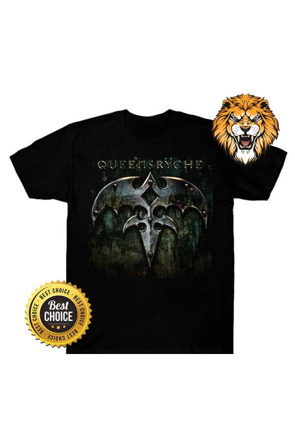 Reprint Rare Queensryche Black T Shirt S-3XL Q7666