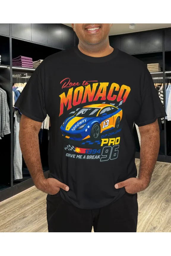 Reprint Rare Race Monaco Pro 96 Racing T-Shirt