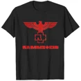 thumbnail image 1 of Reprint Rare Rammsteinism T Shirt Logo Classic Black Cotton All Size S to 4XL Rare, 1 of 2