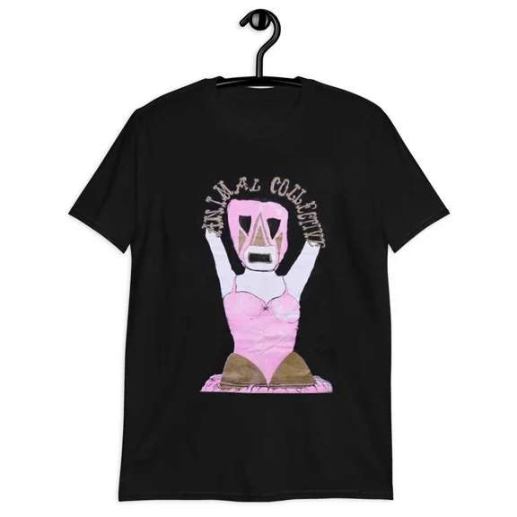 Reprint Rare Rare Animal Collective Unisex T-Shirt Black Short Sleeve NZ724