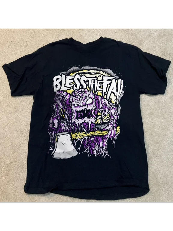 Reprint Rare Rare Blessthefall Full Size Men and Women For Fan T-Shirt DT138