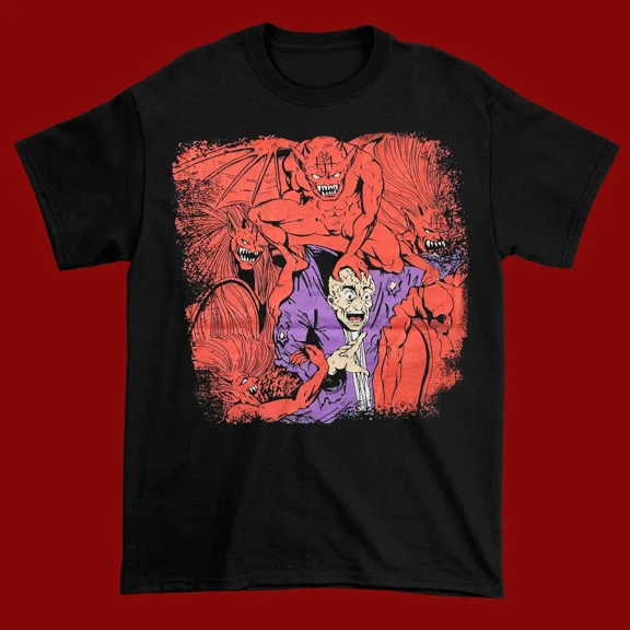 Reprint Rare Rare Deicide Short Sleeve Cotton Unisex T-Shirt For Gifts Size S-4XL DT207