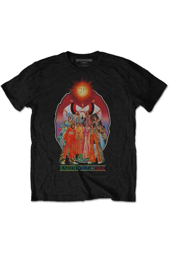 Reprint Rare Rare! Earth Wind & Fire - Let's Groove Black Unisex S-4XL T-Shirt HD050