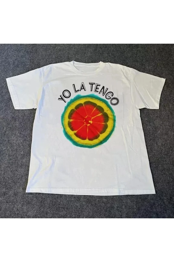 Reprint Rare Rare Hot Yo La Tengo Band Music S-5XL Cotton White Shirt TU382