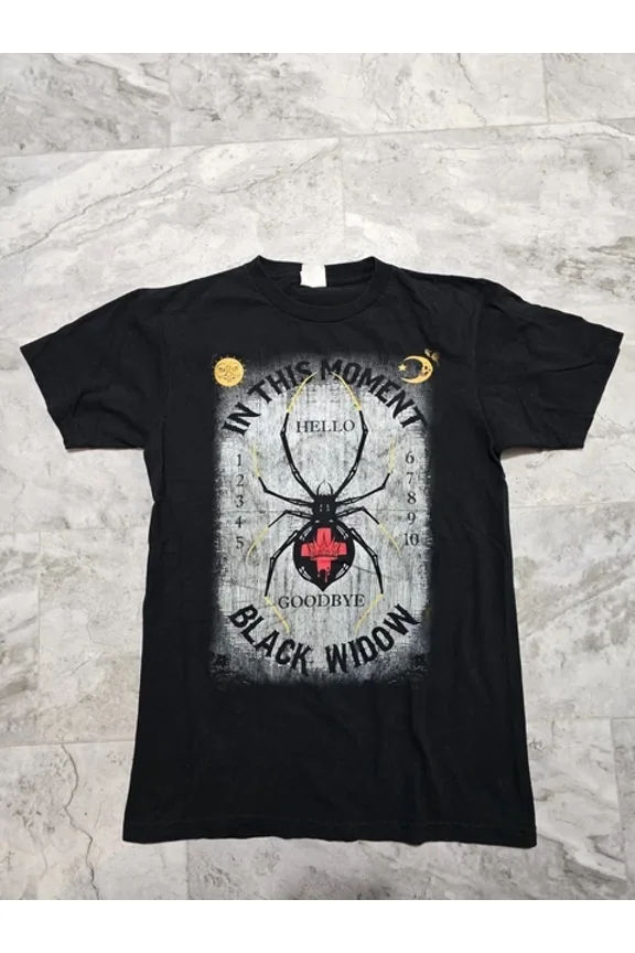 Reprint Rare Rare! In This Moment band Black Widow Shirt Unisex Concert S to 5XL AC374