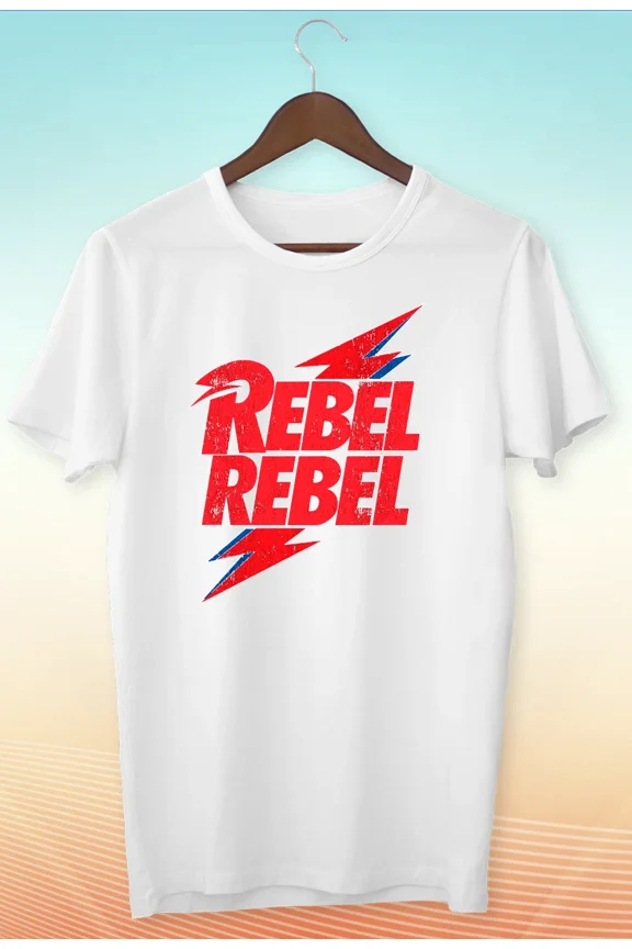 Reprint Rare Rebel Rebel Men's / Women's T Shirt Z106