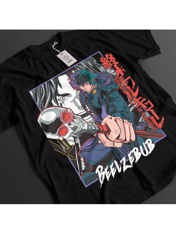 Reprint Rare Record Of Ragnarok Shirt Jack The Ripper Tshirt Buda T-Shirt Adam Top Anime Tee