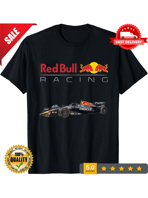 Reprint Rare Red Bull Racing Team F1 Stylish Motorsport Speed Car Graphic Unisex T Shirt-TH79397