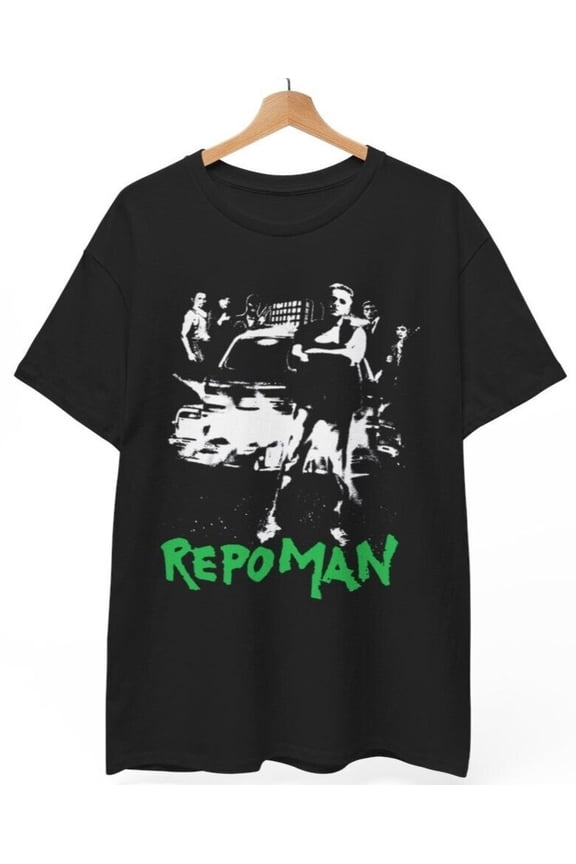 Reprint Rare Repo Man 1984 Cult Punk Movie T-Shirt, 80s Punk Movie shirt, Suburbia,Unisex tee
