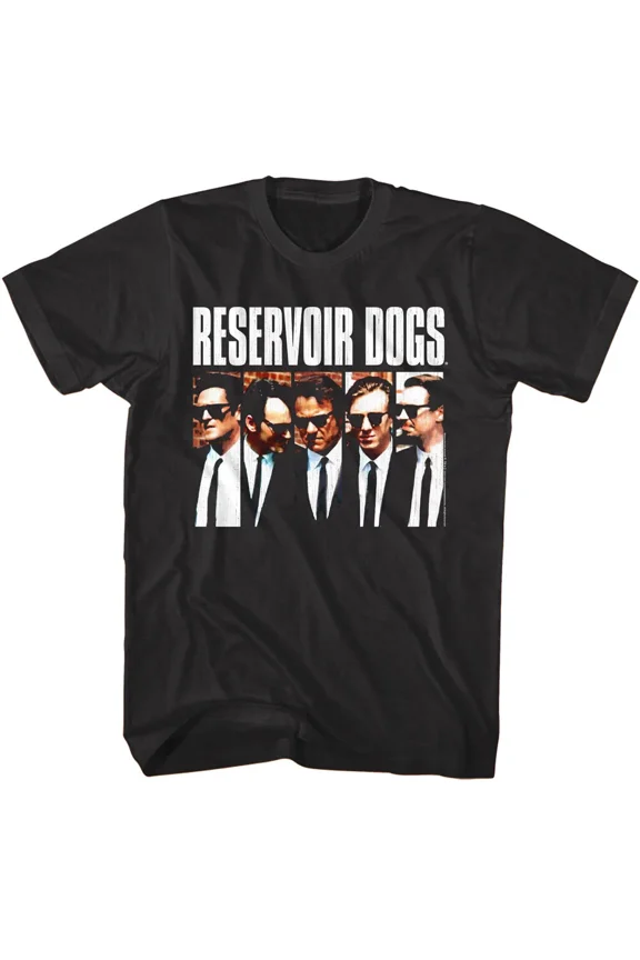 Reprint Rare Reservoir Dogs Cast of Characters Men's T Shirt Slow Motion Tarantino Gang
