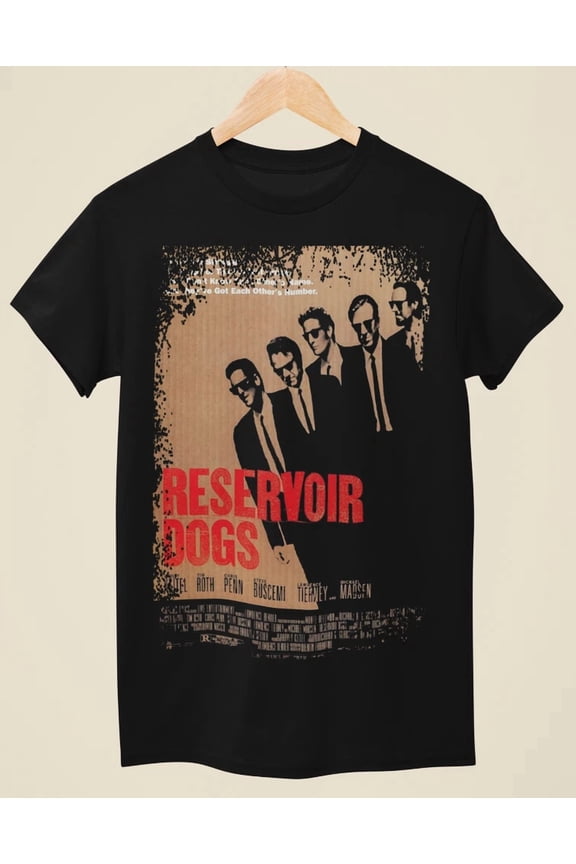 Reprint Rare Reservoir Dogs - Movie Poster Inspired Unisex Black T-Shirt
