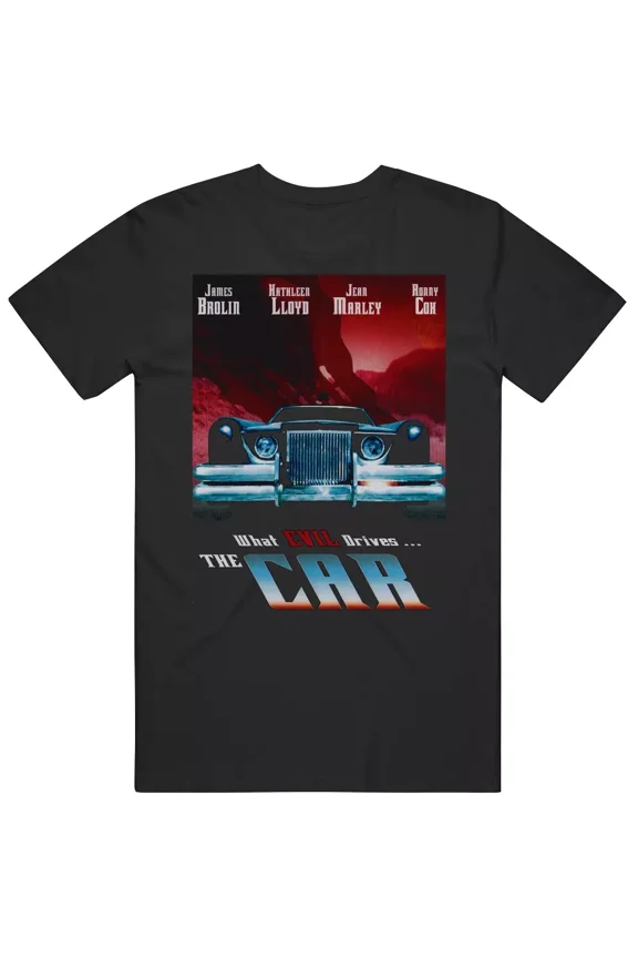 Reprint Rare Retro Horror Movie The Car Movie Fan T Shirt