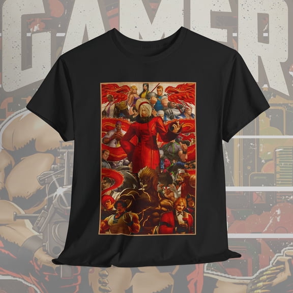 Reprint Rare Retro King of Fighters Gaming Shirt Collection, KOF Tee, Gamer Unisex T-Shirt