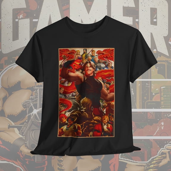 Reprint Rare Retro King of Fighters Gaming Shirt Collection, KOF Tee, Gamer Unisex T-Shirt