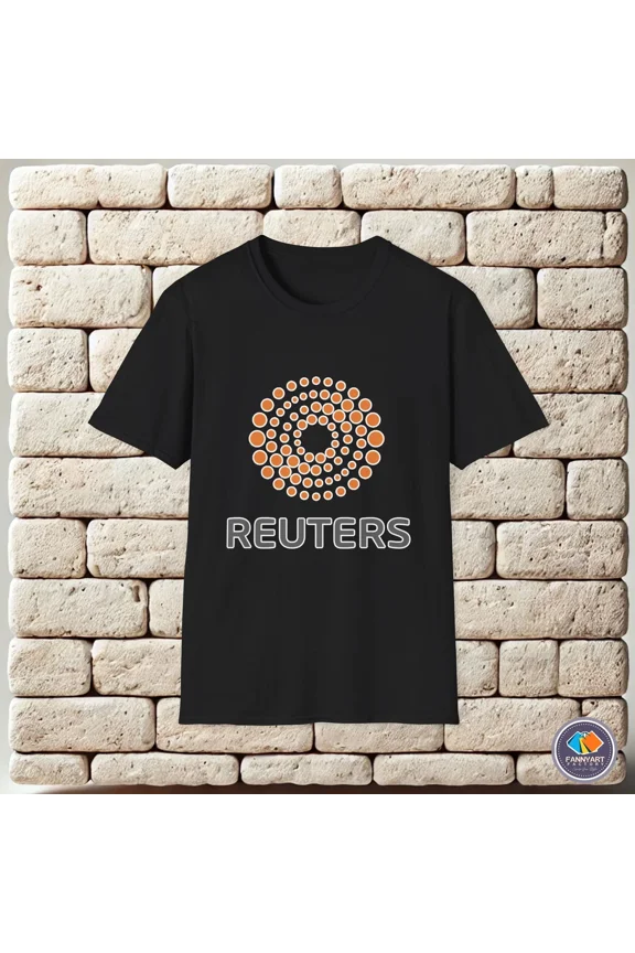 Reprint Rare Reuters Orange Dots Logo Unisex T-Shirt