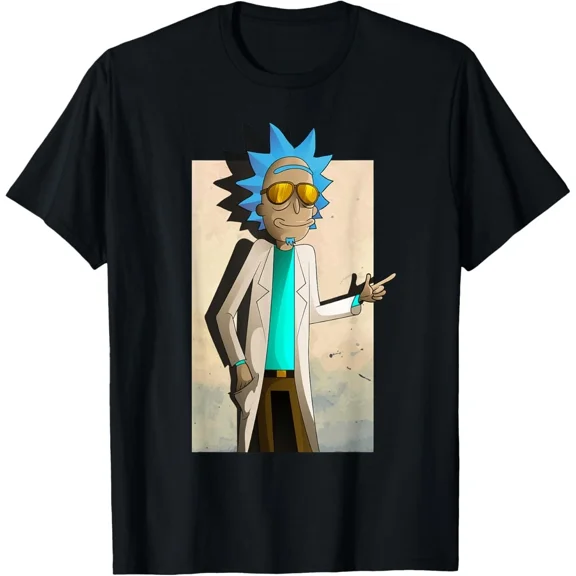 Reprint Rare Rick and Morty Cool Rick of Ricklantis T-Shirt