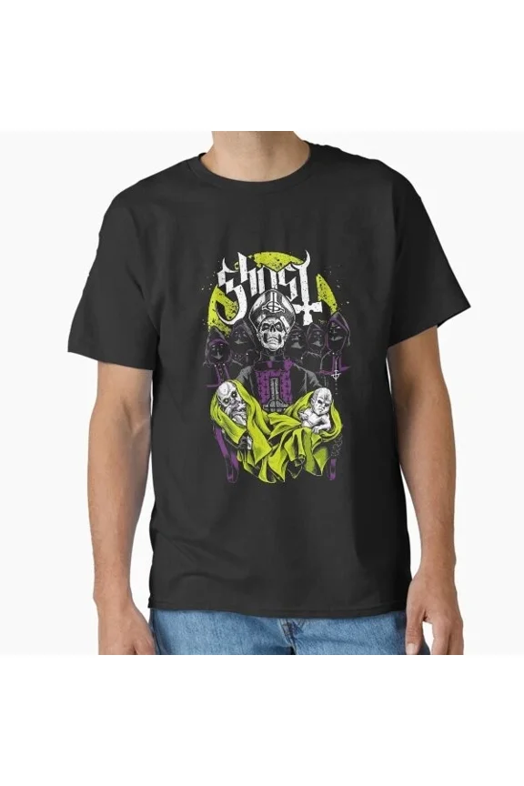 Reprint Rare Rite Here Rite Now Ghost B.C. Classic T-Shirt T-Shirt Made in US/AUS Size S-2XL