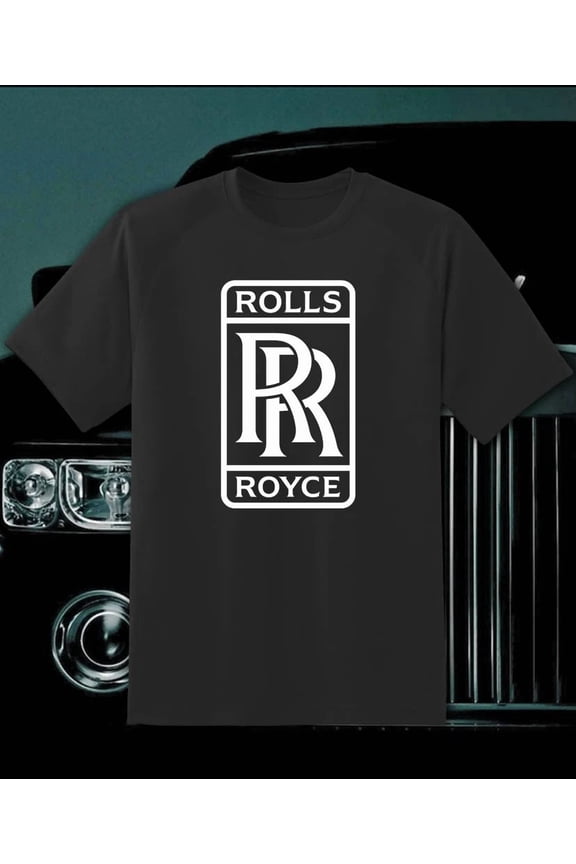 Reprint Rare Rolls Royce Automotive Shirt - Adult & Youth sizes up to 6XL Fast Ship!!