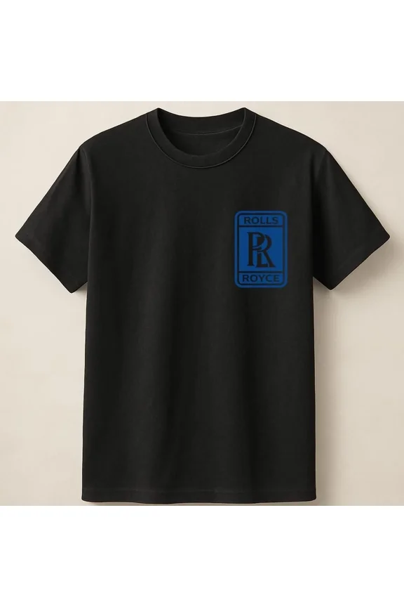 Reprint Rare Rolls Royce Luxury Car Inspired Classic Automotive Wear Unisex T Shirt