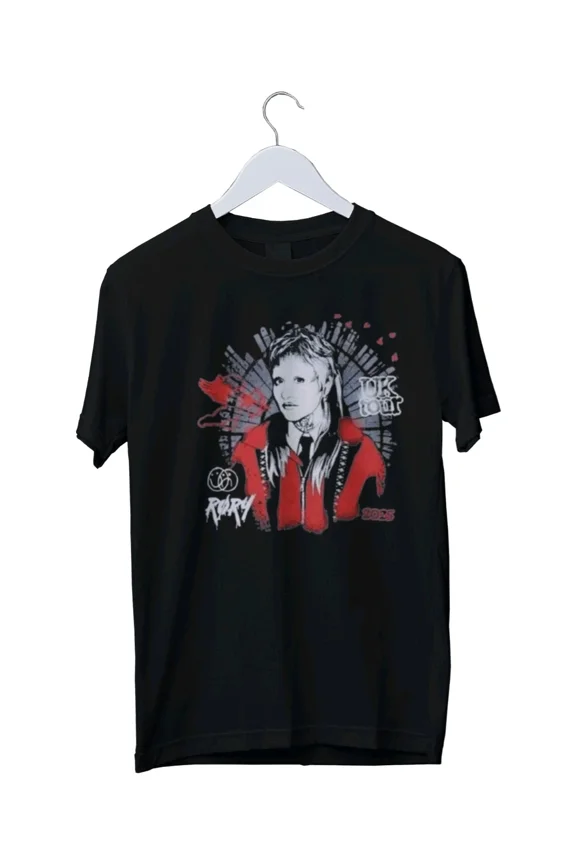 Reprint Rare Rory UK Tour 2025 Graphic Mens Unisex T-Shirt S M L XL 2 3 4 XL