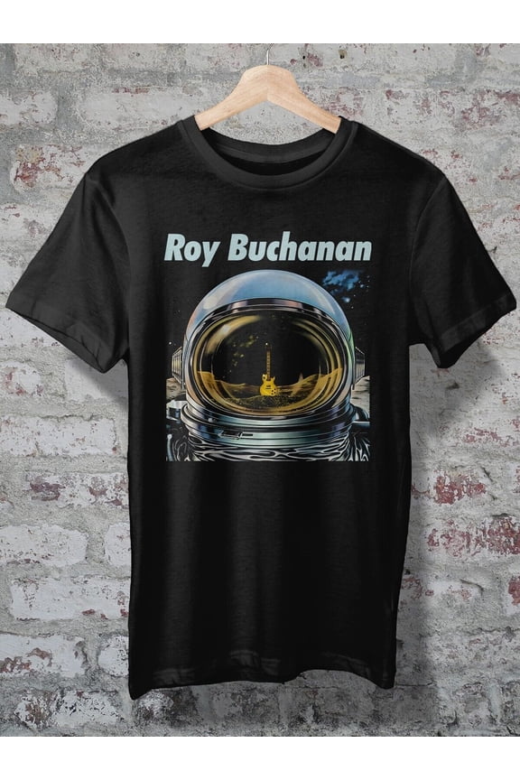 Reprint Rare Roy Buchanan Short Sleeve Cotton Black All Size Unisex Shirt