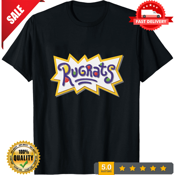 Reprint Rare Rugrats Logo Unisex T-Shirt, NEW INSTOCK-TH78650