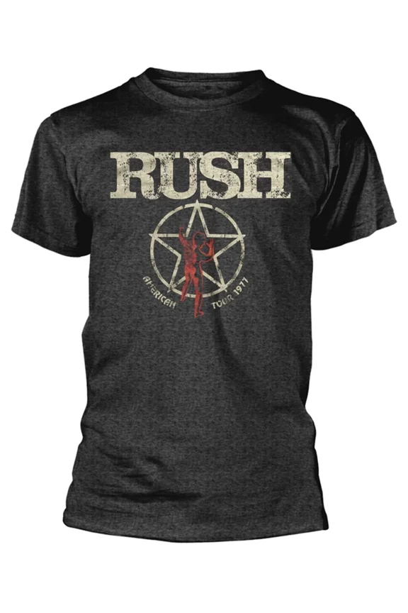 Reprint Rare Rush American Tour 1977 T-Shirt NEW OFFICIAL