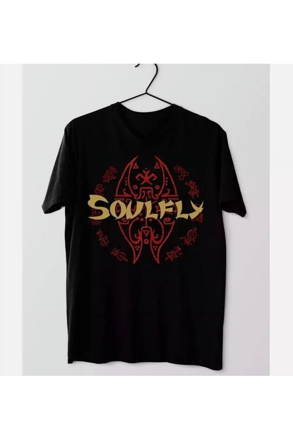 Reprint Rare SALE New Popular Soulfly cotton Gift For Fans Men All Size T-Shirt