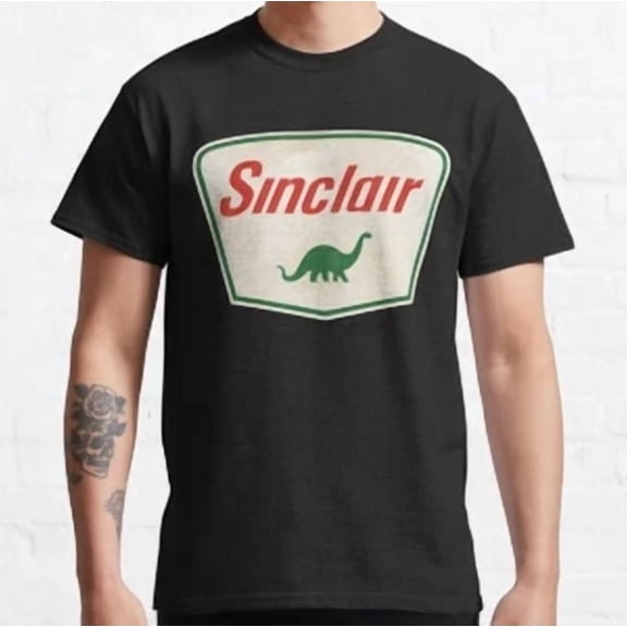 Reprint Rare SALE!! Sinclair Oil Vintage Logo Retro Vintage Unisex Logo T-Shirt Size S-5XL