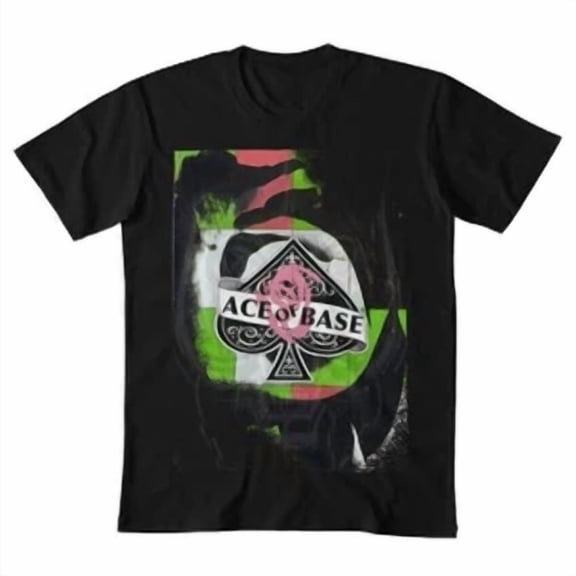 Reprint Rare SALE Vintage Ace of Base Music Lover Cotton Black All Size Unisex Classic Shirt