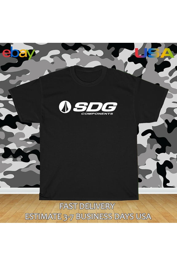 Reprint Rare SDG Components Bel-Air V3 MAX Logo Men's T-Shirt American Size T-Shirt