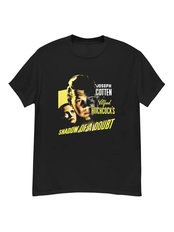 Reprint Rare Shadow of a Doubt cult film noir Hitchcock fan art t-shirt