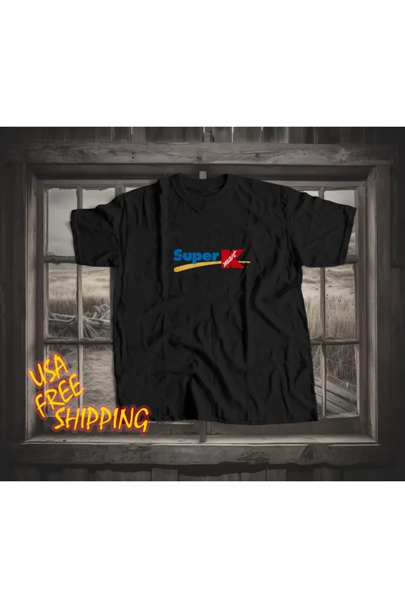 Reprint Rare Shirt Funny Super K-Mart Logo Men T-shirt Made In America S to 5XL