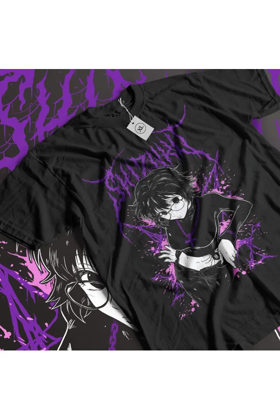 Reprint Rare Shizuku Murasaki T-shirt Gon Killua Hunter Horror Anime Girl Gift Shirt All Size