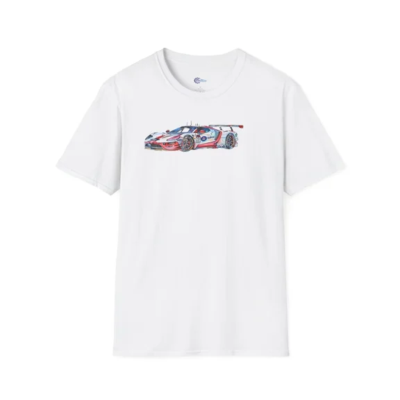 Reprint Rare Sketch Art 24H Le Mans #69 Ryan Briscoe-Scott Dixon-Richard Westbrook T-Shirt