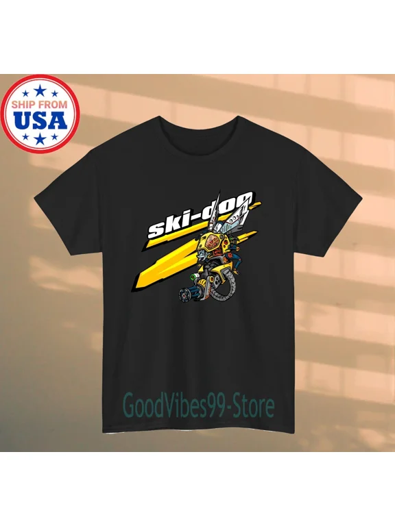 Reprint Rare Ski-Doo Ski Doo Team Men's Black Size S-5XL