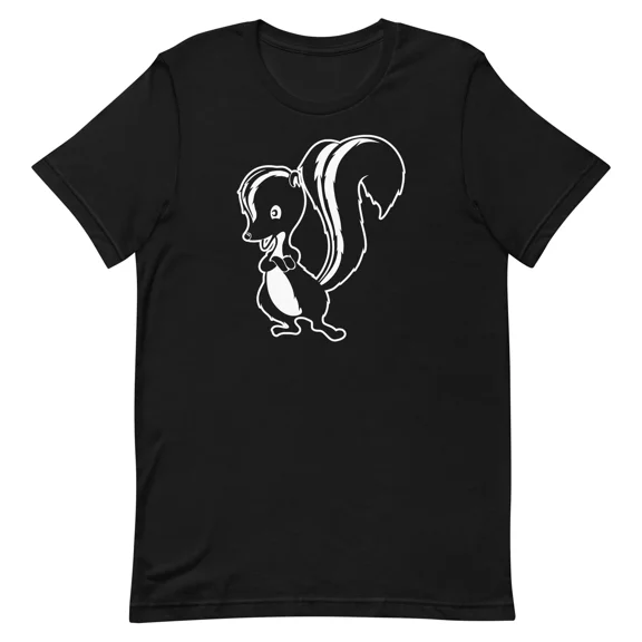 Reprint Rare Skunkworks Logo Shirt Skunk Works Black Graphic Tee Shirt Unisex t-shirt