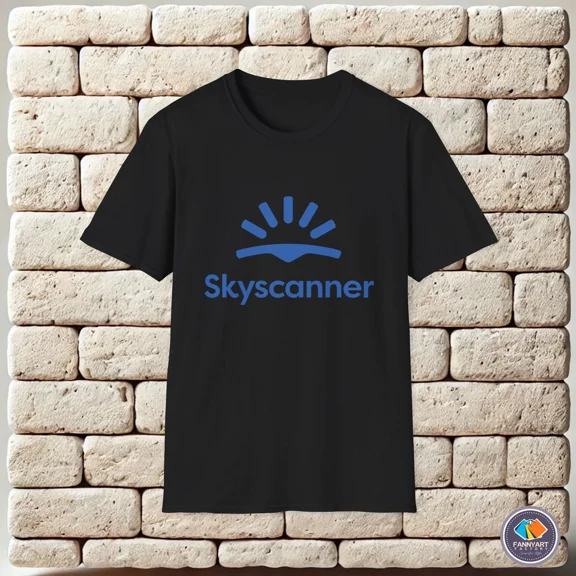 Reprint Rare Skyscanner Logo Unisex T-Shirt