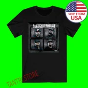 Reprint Rare Slaughterhouse Mens Black T-Shirt Size S to 3XL