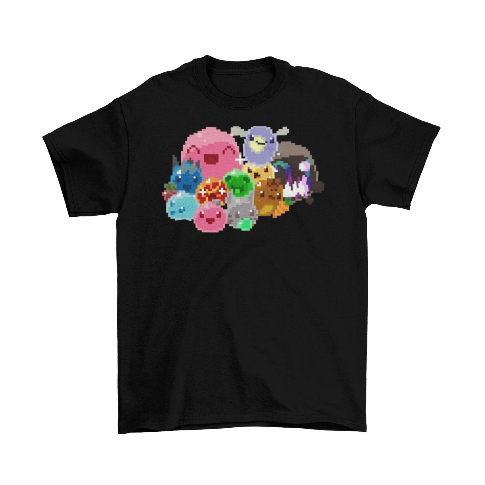 Slime Ranche Rmerch Reprint Rare Slime Rancher 8 bit T-Shirt Unisex Mens Cotton Slimes Tarr ...