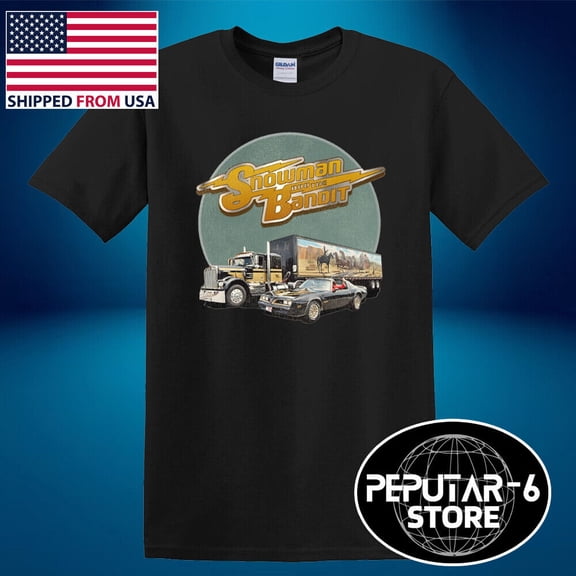 Reprint Rare Snowman Smokey and The Bandit Men's Black Size S-5XL