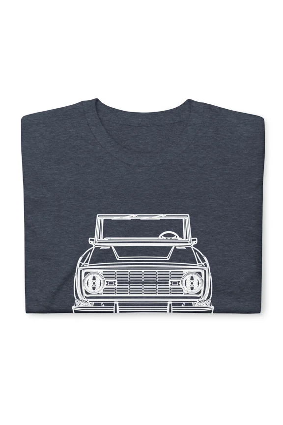 Reprint Rare Softstyle T-Shirt For Ford Bronco Classic 1968 Car Owners Gift Tee Shirt