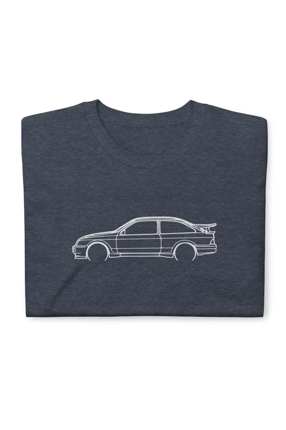 Reprint Rare Softstyle T-Shirt For Ford Sierra RS RS500 1987 Car Owners Gift Tee Shirt