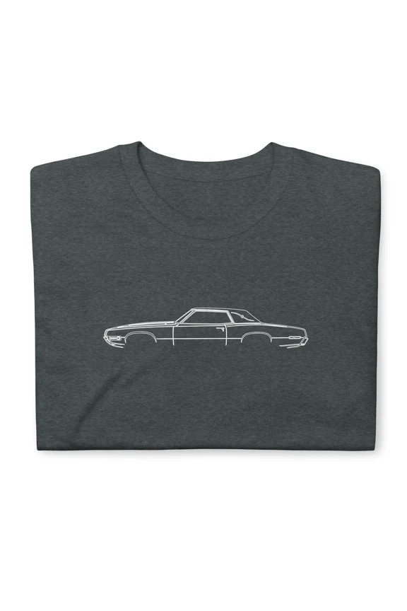 Reprint Rare Softstyle T-Shirt For Ford Thunderbird T-Bird 1968 Car Owners Christmas Gift