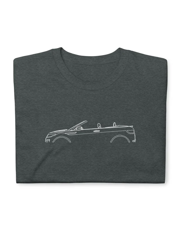 Reprint Rare Softstyle T-Shirt For Land Rover Evoque Convertible 2017-2018 Car Owners Gift